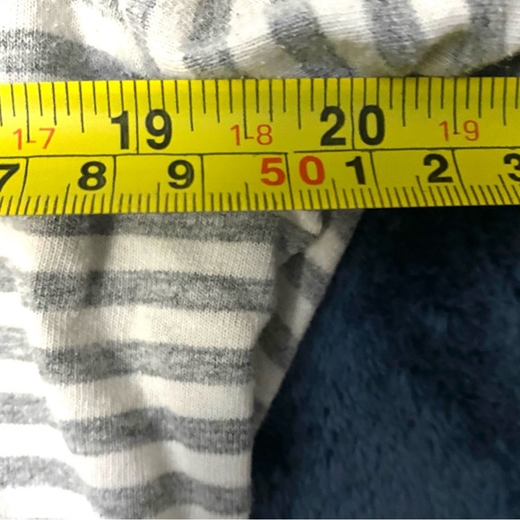 Disney Store Women’s Size L White Gray Striped Glitter Minnie & Mickey Mouse - Picture 5 of 6